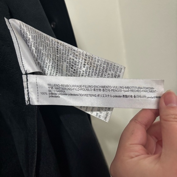 Zara Black Faux Leather Jacket - Picture 5 of 8